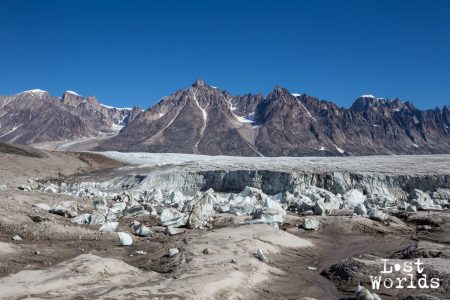 Le glacier Apusinikajik (Photo Yann Bigant / Naturevolution)