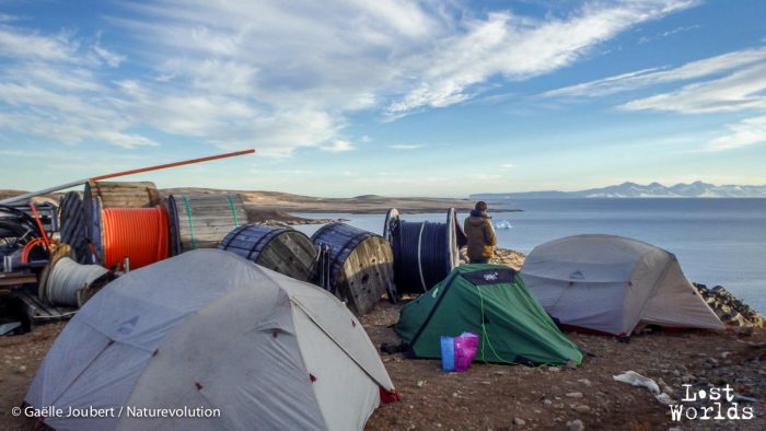 Le dernier campement de l'équipe à Ittoqqortoormiit avant le départ